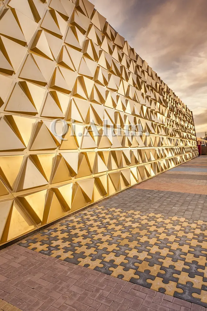 Aluminum Solid Panel for construction decorative — Foshan Qi Aluminum Decorative Materials Co., Ltd