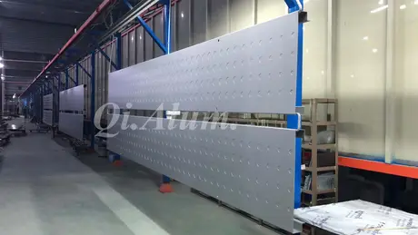 AA1050 Indoor Copper Color Perforated Aluminium Ceiling Panels