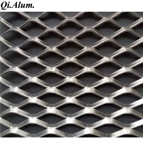 Anti Rust Aluminium Alloy Perforated Metal Mesh Decorative Sheet For Shopping Mall