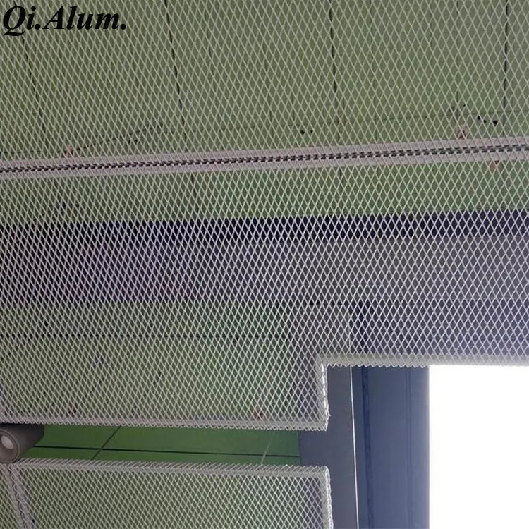 Aluminum Etched Wire Mesh Panels Decorative Perforated Metal Sheet In China — Foshan Qi Aluminum Decorative Materials Co., Ltd