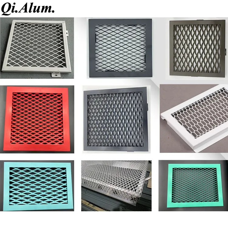 2020 Customized Small Hole Decorative Wire Mesh Panels China Factory — Foshan Qi Aluminum Decorative Materials Co., Ltd