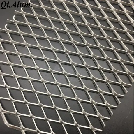 Decorative Aluminum Expanded Metal Exterior Building Facades