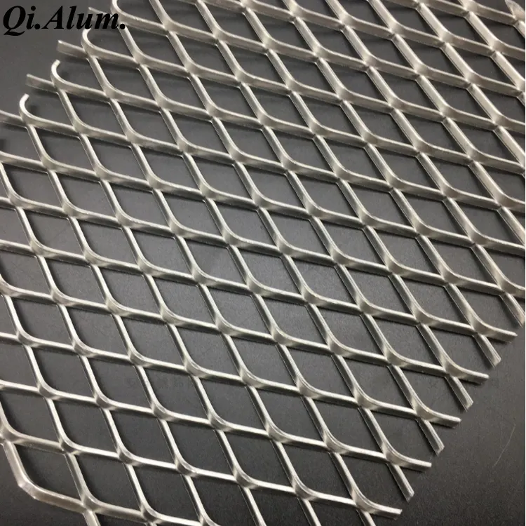 Decorative Aluminum Expanded Metal Exterior Building Facades — Foshan Qi Aluminum Decorative Materials Co., Ltd