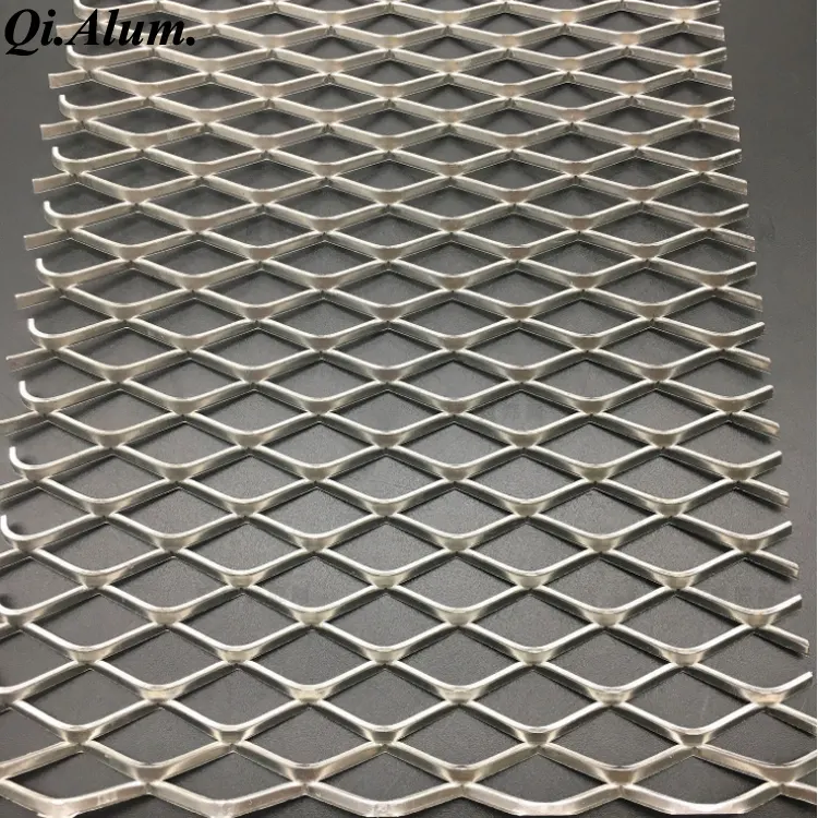 Aluminum Galvanized PPG Painted Walkway Expaned Metal Mesh Sheet Manufacturer — Foshan Qi Aluminum Decorative Materials Co., Ltd