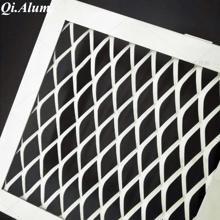 2020 Hot Sales Aluminum Curtain Wall Metal Cladding Mesh Panels — Foshan Qi Aluminum Decorative Materials Co., Ltd