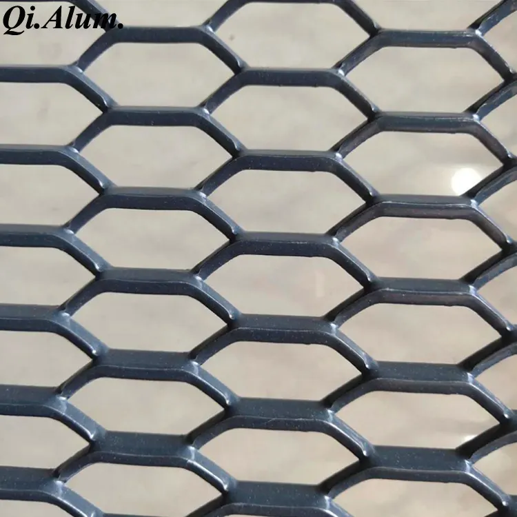 AA1050 Aluminum Mesh Screen Plate PVDF Coating Aluminum Decorative Mesh — Foshan Qi Aluminum Decorative Materials Co., Ltd