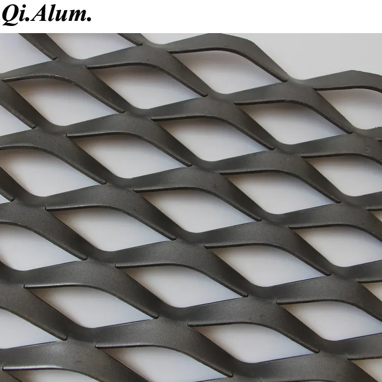 AA6063 Material Wire Mesh Decorative Panel — Foshan Qi Aluminum Decorative Materials Co., Ltd