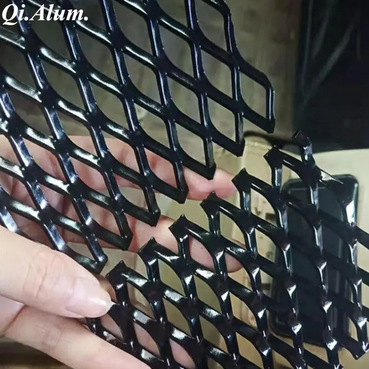 China High Quality Aluminum Mesh Plate For Indoor Decorative Use — Foshan Qi Aluminum Decorative Materials Co., Ltd