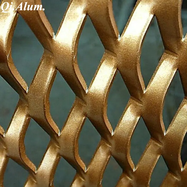 Fire Rated Decorative Expanded Metal Sheet Aluminum Wire Mesh Supplier — Foshan Qi Aluminum Decorative Materials Co., Ltd