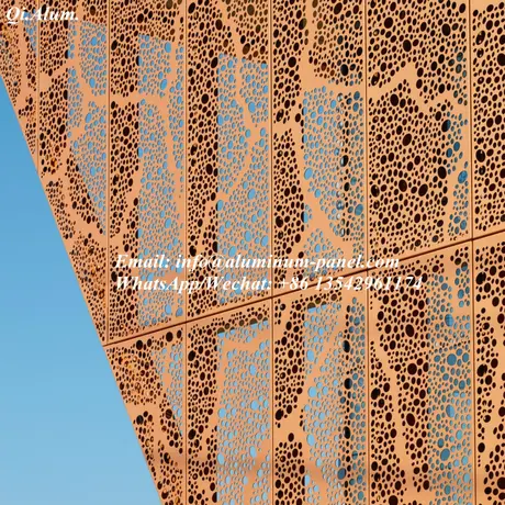 Aluminum Mashrabiya Sheet For Architecture Interior Architecture Cladding