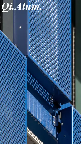 Metal Aluminum Facade Cladding Perforated Decorative Sheets
