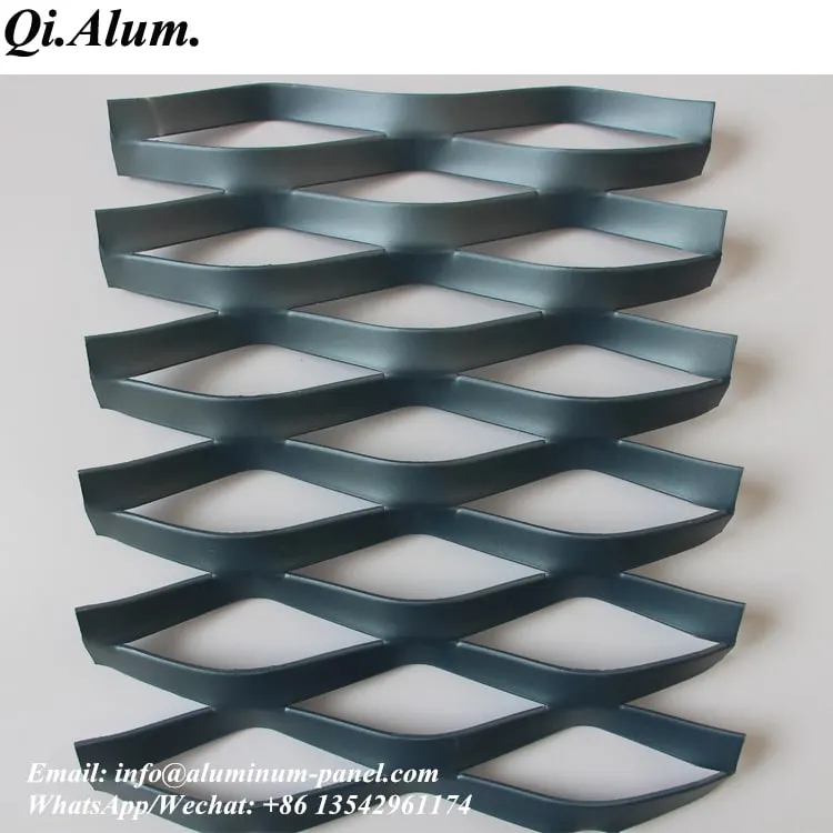 customized expanded metal mesh for fence with nice price — Foshan Qi Aluminum Decorative Materials Co., Ltd