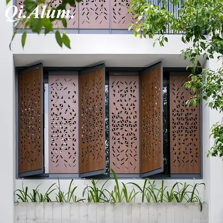 AKZO NOBEL Paint Aluminum Wall Cladding Perforated Panel