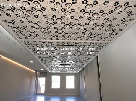 Aluminum Carved Ceiling Decorative Sheets