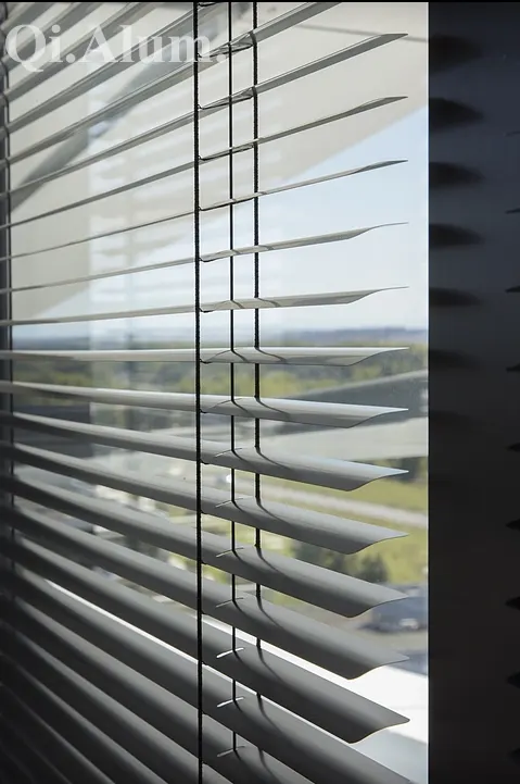 waterproof outdoor window aluminium blinds with aluminium slats for venetian blinds,Aluminum Venetian Blinds &mdash; Foshan Qi Aluminum Decorative Materials Co., Ltd
