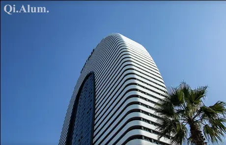 Modern fashion design aluminum veneer panel for metal facade solutions