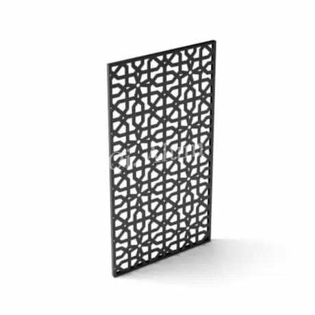 Indoor decoration removable Aluminum laser cut screen panel for reception background view 7
