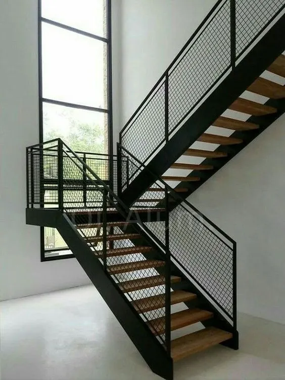 High-security grill steel stainless Aluminum perforated metal stair handrail with powder coating — Foshan Qi Aluminum Decorative Materials Co., Ltd