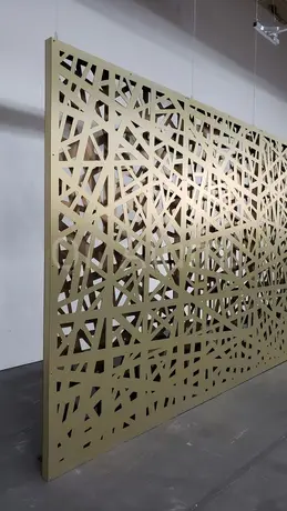 Panel Extension Laser Cut Aluminum Modern Curtain Wall Panel