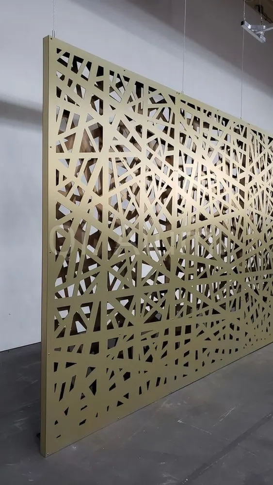 Panel Extension Laser Cut Aluminum Modern Curtain Wall Panel — Foshan Qi Aluminum Decorative Materials Co., Ltd