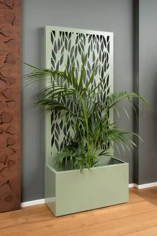 Indoor decoration removable Aluminum laser cut screen panel for reception background view 4