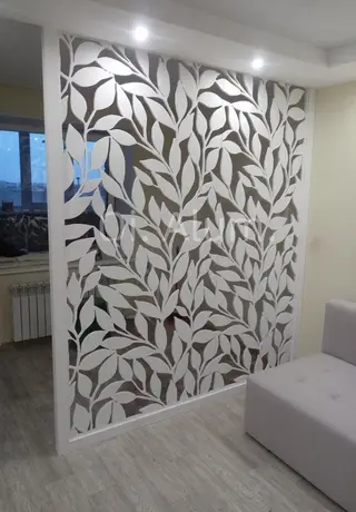 Indoor decoration removable Aluminum laser cut screen panel for reception background view 5