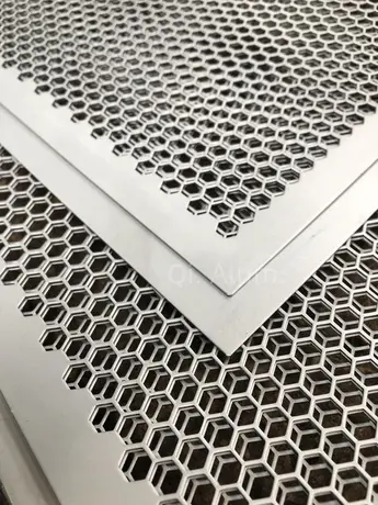 Customized Galvanized Aluminum Anti-Skid Walkway Perforated Plate Long Holes Plate view 5