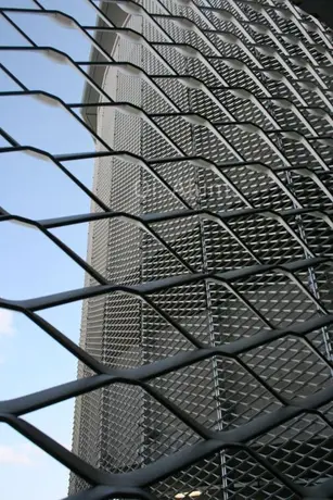 Powder Coated Heavy Duty Aluminum Expanded Metal Mesh perforated mesh for speaker grille view 6