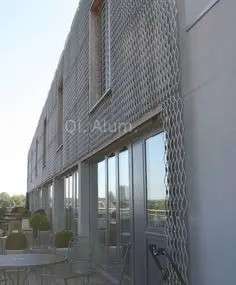 Powder Coated Heavy Duty Aluminum Expanded Metal Mesh perforated mesh for speaker grille view 5