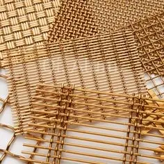 Light Weight Decorative Stainless Steel Crimped Wire Mesh with Square Or Rectangular Openings view 5