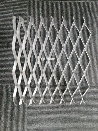 High-security grill steel stainless Aluminum perforated metal stair handrail with powder coating view 8