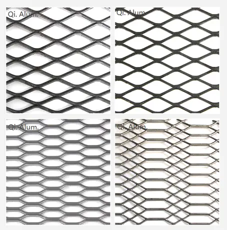 High-security grill steel stainless Aluminum perforated metal stair handrail with powder coating view 5