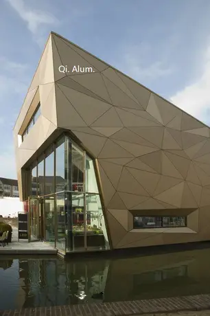 Modern Art Building 3D Aluminum Solid Cladding Facade Wall Panel For Exterior Interior