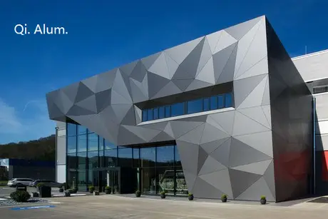 Modern Art Building 3D Aluminum Solid Cladding Facade Wall Panel For Exterior Interior view 4