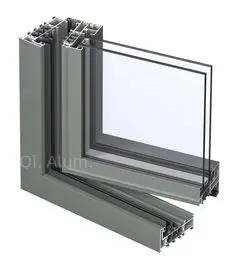 Aluminum Windows Frame Anodized Matte Aluminum Profiles Customized Aluminum Door Profiles view 2