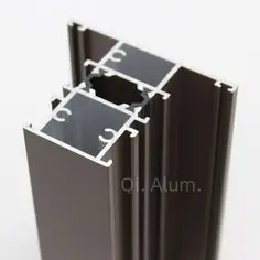 Aluminum Windows Frame Anodized Matte Aluminum Profiles Customized Aluminum Door Profiles view 3