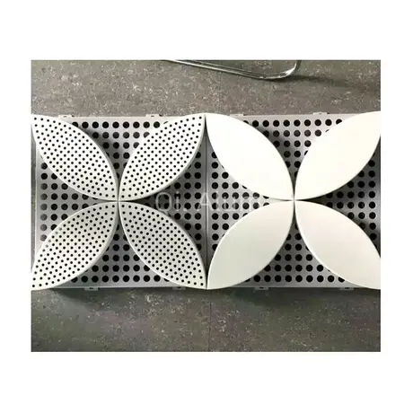 Custom Decorate Carving 3D Aluminum Solid Panel Project Exterior Wall Architectural Perforated Metal Aluminum Facade view 4