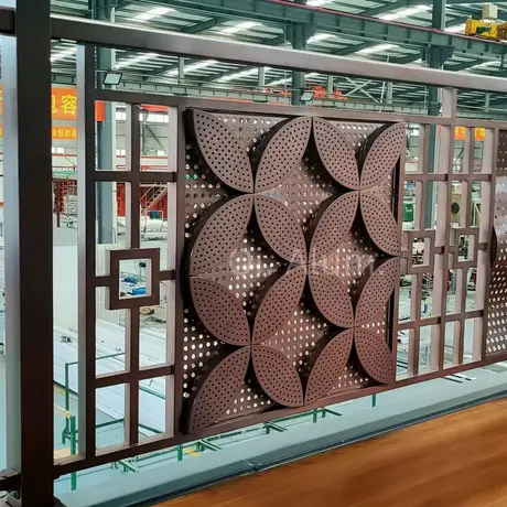 Custom Decorate Carving 3D Aluminum Solid Panel Project Exterior Wall Architectural Perforated Metal Aluminum Facade