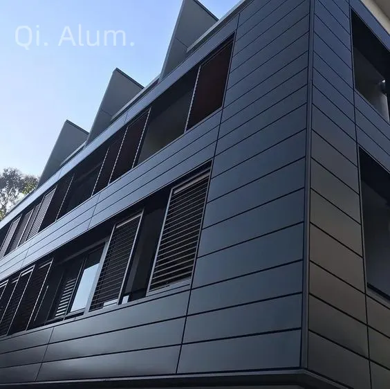 3MM 4MM Alucobond ACP ACM Wall Cladding Gold Mirror Faced Aluminum Composite Panels — Foshan Qi Aluminum Decorative Materials Co., Ltd