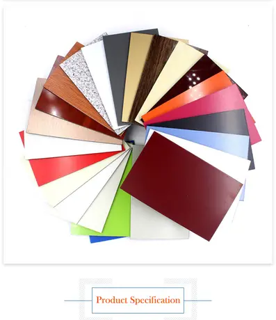 3mm panels decorative solid color aluminum composite panel
