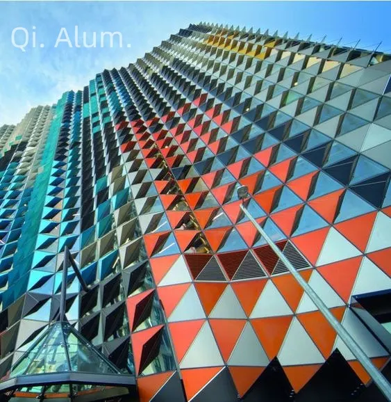 Cladding exterior wall 4mm pvdf aluminum composite panels — Foshan Qi Aluminum Decorative Materials Co., Ltd