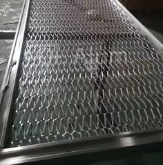 Hole size 3x6mm Aluminum expanded metal mesh for rain leaf Gutter guard view 7