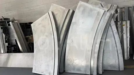 Aluminum Double Curved Solid Panel