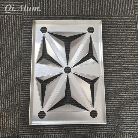 2.5mm thick Aluminum wall panel 3D exterior wall decoration CNC cutting panel facade panel view 5