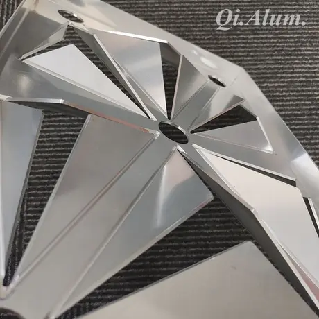 2.5mm thick Aluminum wall panel 3D exterior wall decoration CNC cutting panel facade panel view 3