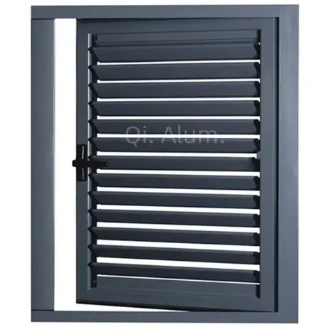 Hurricane Shutters Bahama Shutter Exterior Aluminum Louver Door Window Shutters Premium Quality Durable view 6