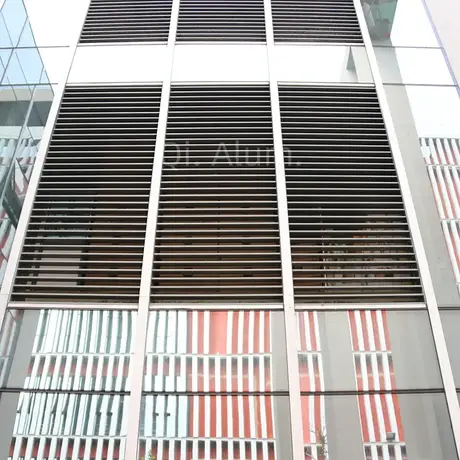 Aluminum alloy Section Box Louver Cladding Panel Exterior Facade Curtain Wall view 5