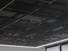 Metal decorative wall perforated aluminum grid wire mesh ceiling panel view 6