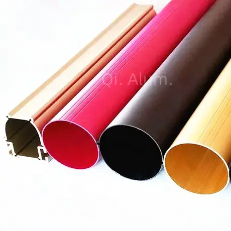 0.9mm thick suspended ceiling round pipe metal false ceiling system Aluminum Pipe with 40MM diameter view 3