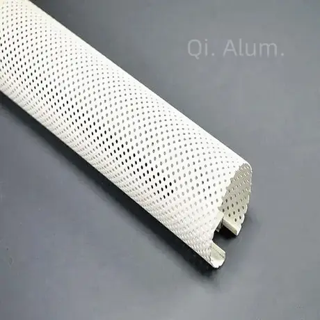 0.9mm thick suspended ceiling round pipe metal false ceiling system Aluminum Pipe with 40MM diameter view 4